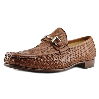 Mercanti Fiorentini 855 Woven Moc Toe Leather Loafer