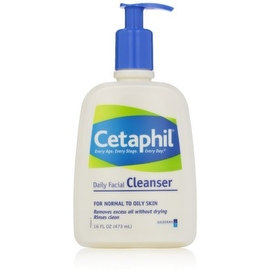 Cetaphil Daily Facial Cleanser Normal to Oily Skin, 16 oz