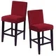 Thumbnail 1, Aprilia Upholstered Counter Chairs (Set of 2).