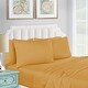 preview thumbnail 2 of 103, ﻿Superior 1200 Thread Count Egyptian Cotton Solid Bed Sheet Set California King - Gold