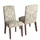 Thumbnail 17, HomePop Suri Curved Top Parson Dining Chair - Set of 2. Changes active main hero.