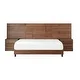 Thumbnail 3, Walnut Wood King Size Headboard Extensions, 23.6" x 31.5". Changes active main hero.