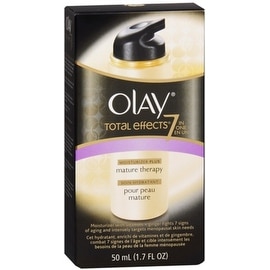 OLAY Total Effects 7-In-1 Anti-Aging Moisturizer plus Mature Skin Therapy 1.70 oz