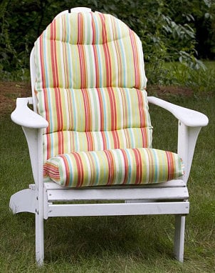 Patio chair in the grass
