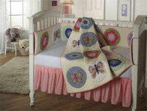 Clearance butterfly baby girl bedding