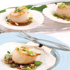 Scallops with Brown Butter Sauce