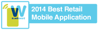 2014 Best Retail Mobile Application from m.webaward.