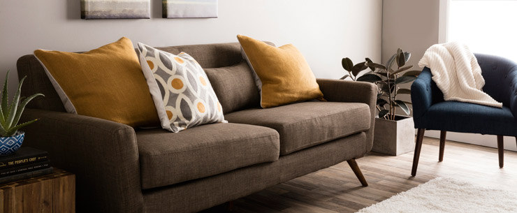 Mid-Century Modern Living Room Low Profile Furniture