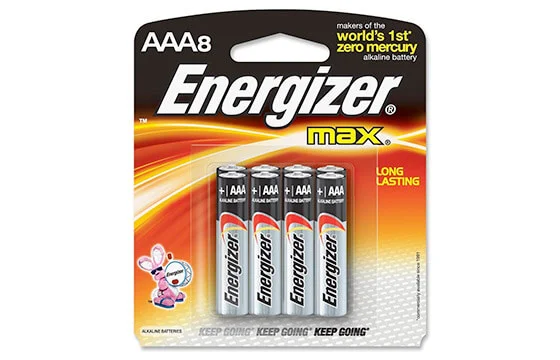 8 count Energizer multipurpose AAA batteries