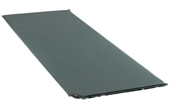 Self inflating matress pad in gray
