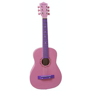 30 inch pink student guitar