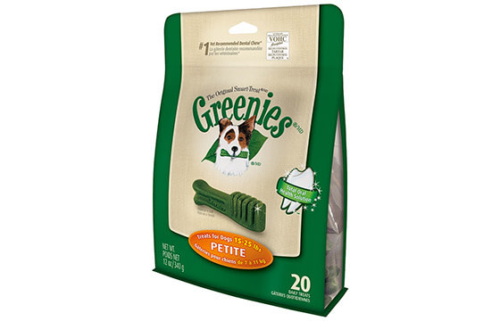Greenies original petite dog treat