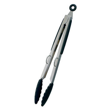 drip less 12 inch stainless steel tongs