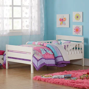 Baby relax cruz white toddler bed