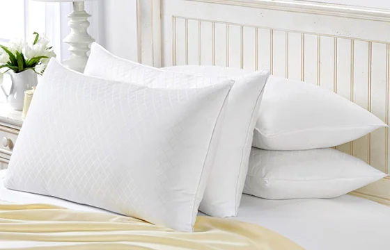 Exquisite hotel diamon gel filled soft pillow