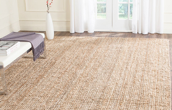 Safavieh hand-woven natural fiber thick jute rug