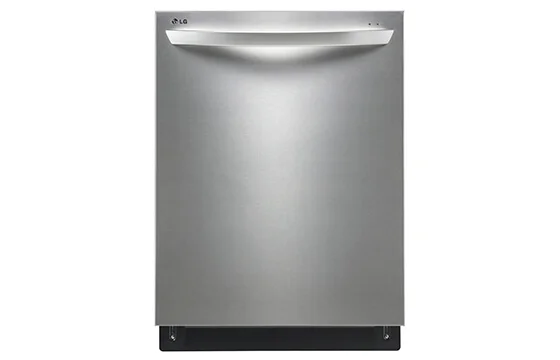 LG 24-inch fully integrated dishwasher in stainless steel