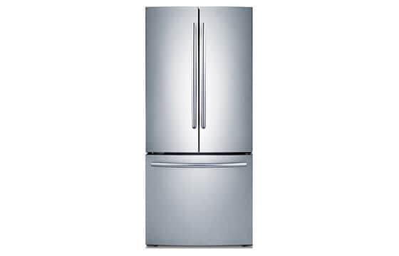 Samsung french door refrigerator in stainless steel