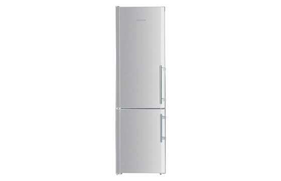 Semi built-in refrigerator in stainless steel 