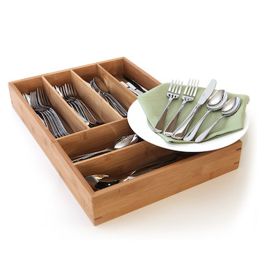 Stainless Steel Flatware Caddy