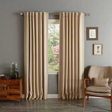 Energy Efficient Beige Curtains