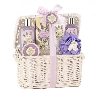 Lavender and sage scent gift basket