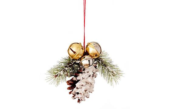Pinecone Christmas ornament