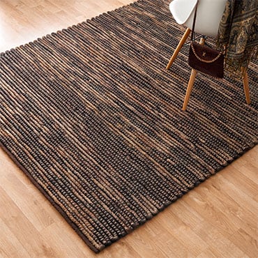 Brown Felted Area Rug