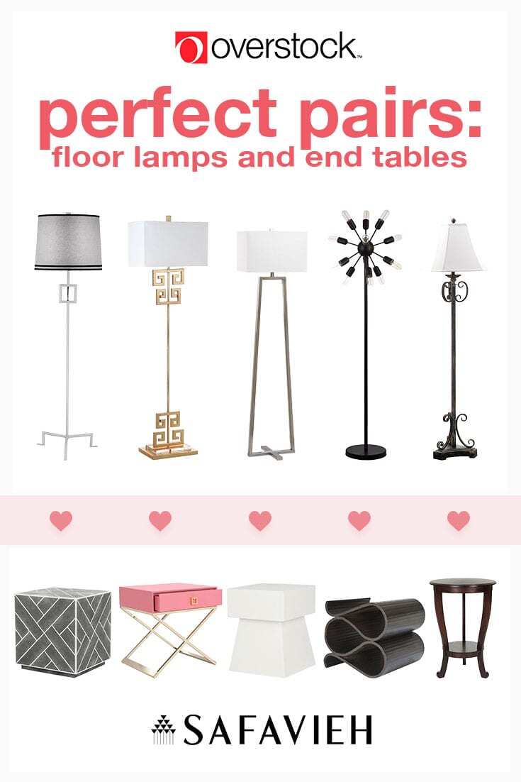 Perfect Pairs: Floor Lamps & End Tables